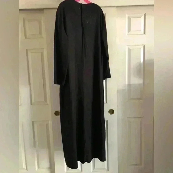 SPIRIT HALLOWEEN COSTUME BASIC BLACK GOWN MENS LARGE - Picture 6 of 12